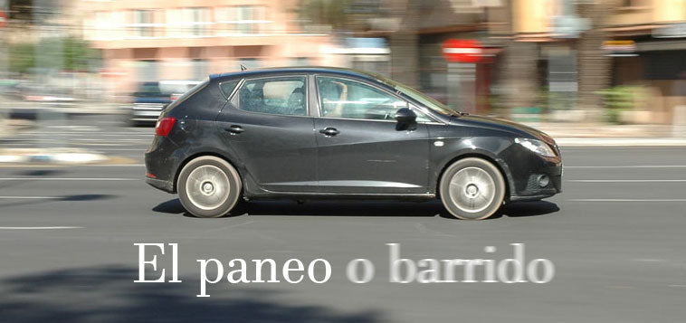 El paneo o barrido