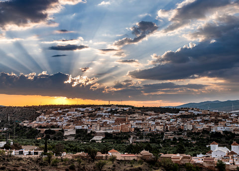 Atardecer en Abla